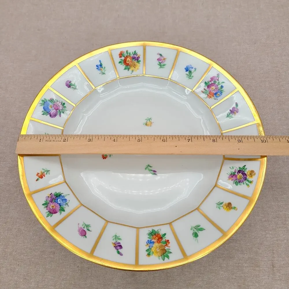 4 settings - Royal Copenhagen 'Henriette' 10.25 Inch Dinner Plates #444-8549